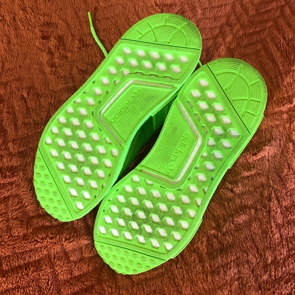 Adidas Green NMD Sneakers with Boost Midsole - Picture 7 of 12